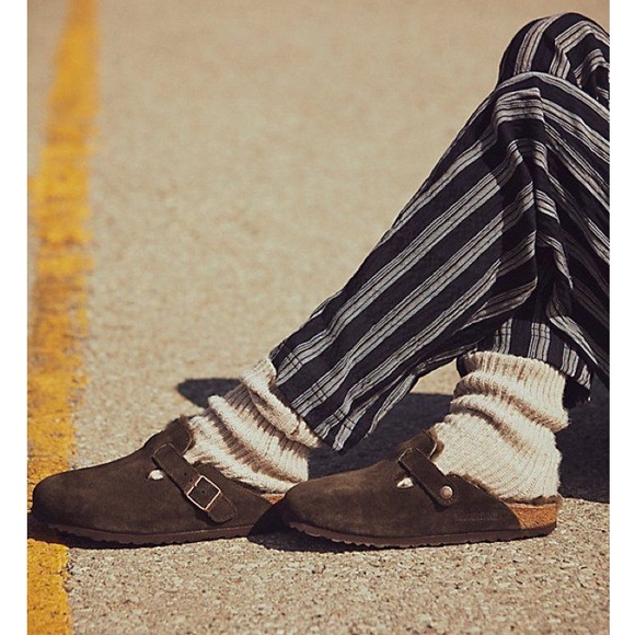 boston shearling birkenstock mocha
